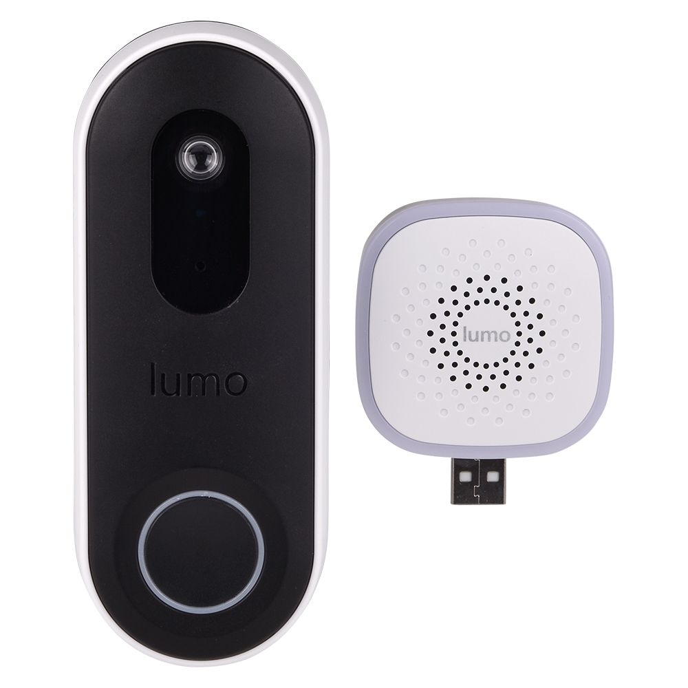 12 Bulk Gentek Lumo Smart Wireless Video Doorbell (black)