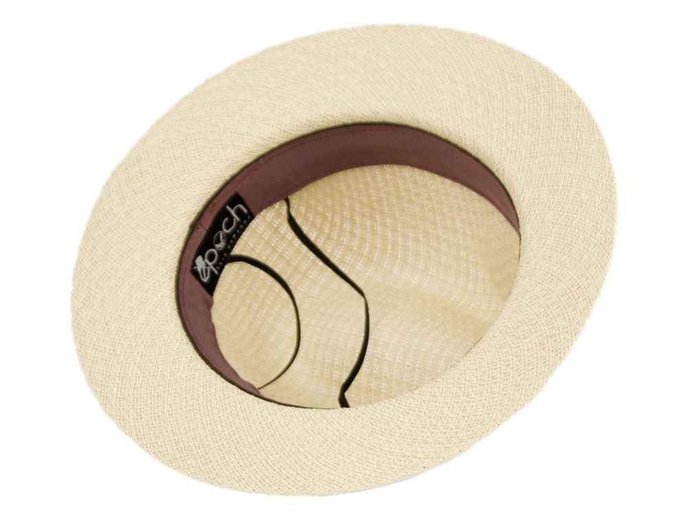 6 Bulk Small Brim Paper Straw Panama Hats With Grosgrain Band Assorted