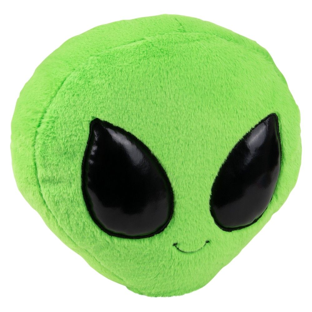 6 Bulk 16" Alien Plush Pillow