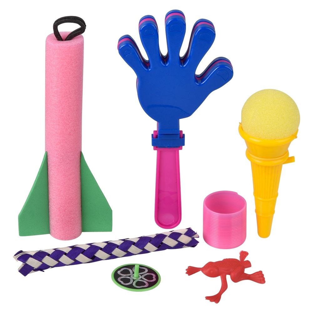 48 Bulk Laser Tag Goody Bag 6 Toys (48bags/case)