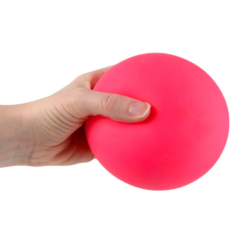 48 Bulk (t) Marshmallow Neon Squishy Ball 4" 6ct