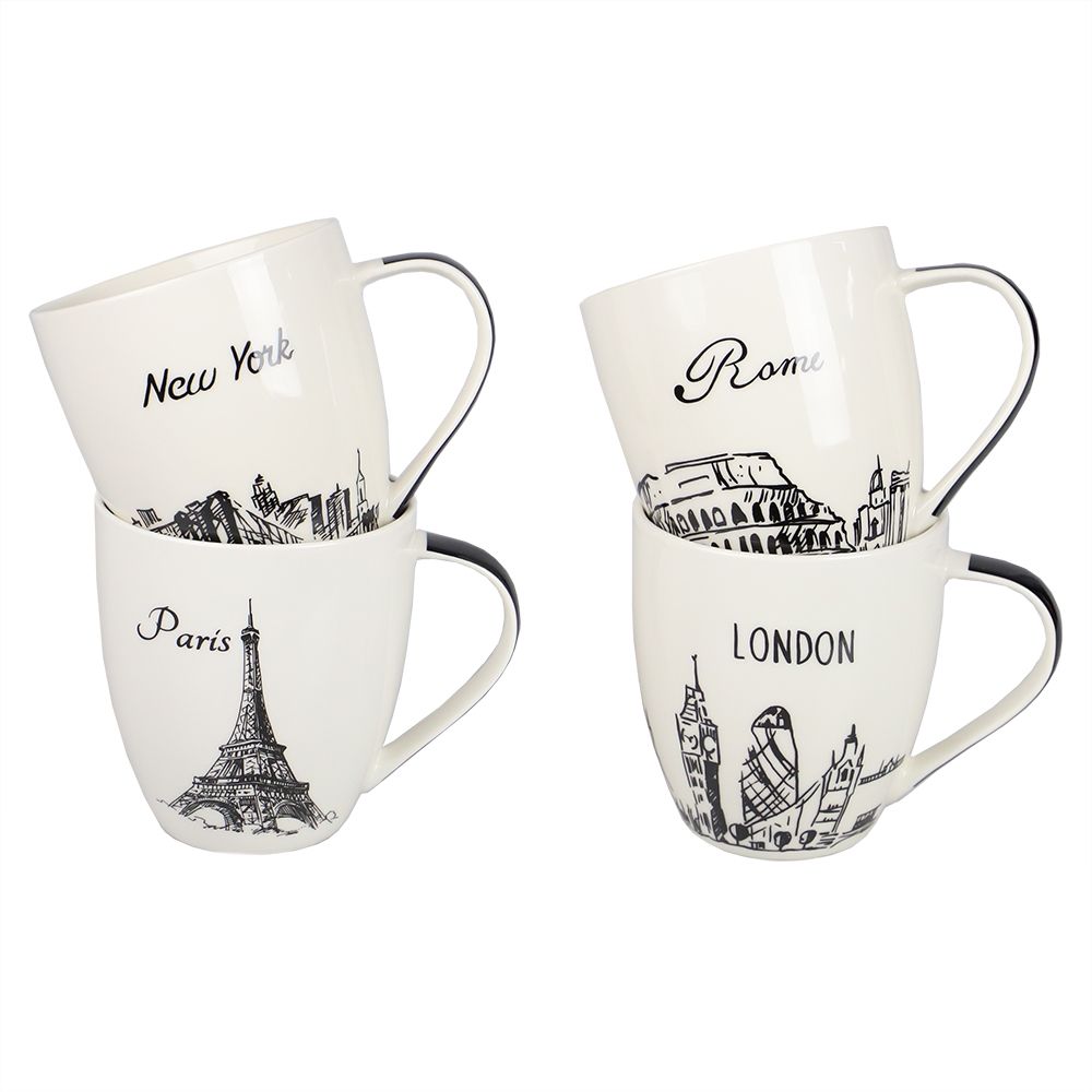 24 Bulk Cities 17 Oz. Bone China Mug