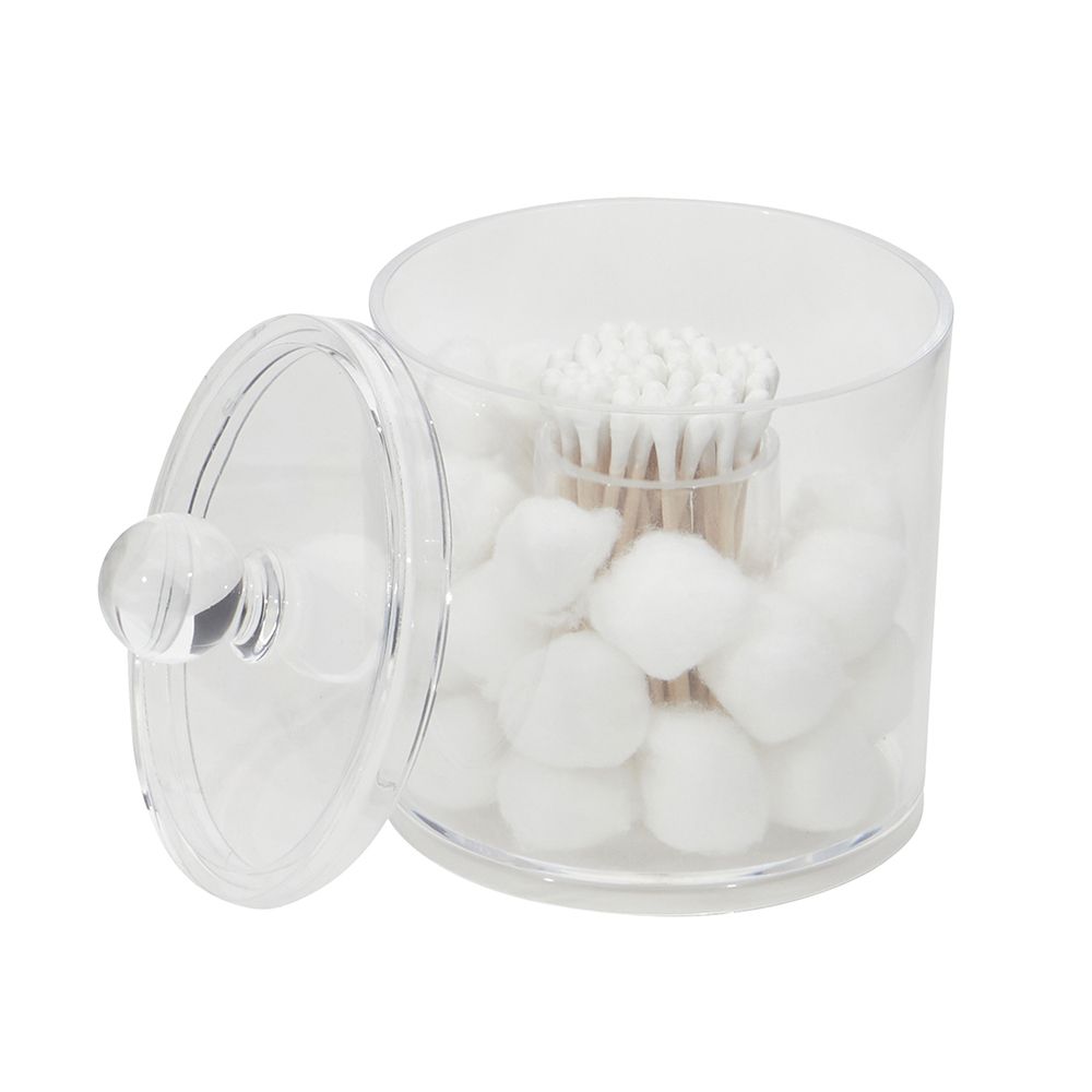 12 Bulk Cotton Ball Organizer With Cotton Balls And Cotton Swabs