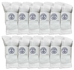 36 Bulk Girls Clothing Kit 12 Pairs White Crew Socks & 12 Pcs Girls Underwear & 12 Backpacks