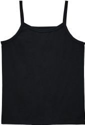 72 Bulk Girls Cotton Camisole Top In Assorted Colors Size M