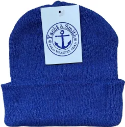 60 Bulk Yacht & Smith Kids Winter Beanies In Dark Assorted Colors