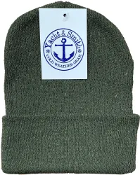 60 Bulk Yacht & Smith Kids Winter Beanies In Dark Assorted Colors