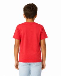 24 Bulk Kids Youth Cotton Red T Shirts Size Medium
