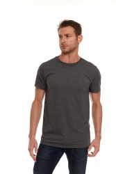 12 Bulk Men's Cotton Short Sleeve T-Shirt Size Large - Black And Gray