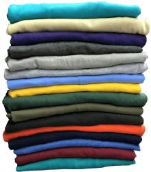 60 Bulk Men's Cotton Short Sleeve T-Shirt Size 4X-Large, Assorted Colors