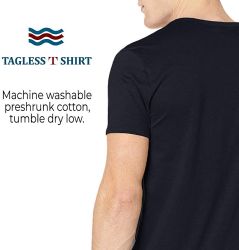60 Bulk Men's Cotton Short Sleeve T-Shirt Size 5X-Large, Black