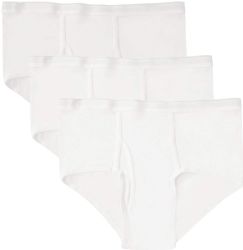 48 Bulk Men's Hanes Cotton Underwear Briefs In White Size 3xlarge