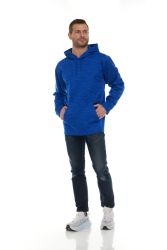 24 Bulk Men's Marled Assorted Color Hoodie Sweatshirt Size Large
