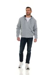 24 Bulk Sherpa -Lined Men Hooded Heavyweight Sweatshirts In Assorted Sizes And Colors