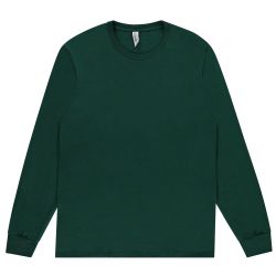 24 Bulk Mens Assorted Dark Colors Long Sleeve T-Shirt Size 2xlarge