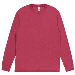 24 Bulk Mens Assorted Light Colors Long Sleeve T-Shirt Size 4xlarge
