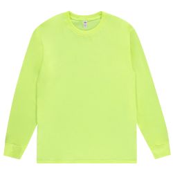 24 Bulk Mens Assorted Light Colors Long Sleeve T-Shirt Size 4xlarge