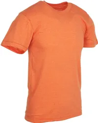 6 Bulk Mens Cotton Crew Neck Short Sleeve T-Shirts Mix Colors, 7X-Large