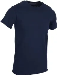 6 Bulk Mens Cotton Crew Neck Short Sleeve T-Shirts Mix Colors, Large
