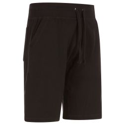 12 Bulk Mens Cotton Fleece 3 Pocket Shorts Black Size Xlarge