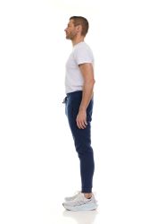 36 Bulk Mens Cotton Fleece Zipper Jogger Navy Assorted Sizes S-3x