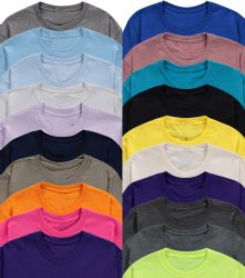 144 Bulk Mens Cotton Short Sleeve T Shirts Mix Colors And Mix Sizes