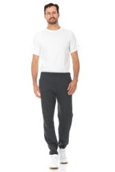 24 Bulk Mens Fleece Cotton Blend 12 Jogger Pants And 12 Hoodies In Gray Size Large