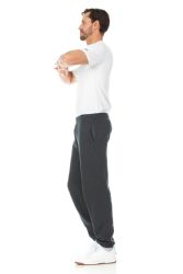 24 Bulk Mens Fleece Cotton Blend 12 Jogger Pants And 12 Hoodies In Gray Size 2xlarge