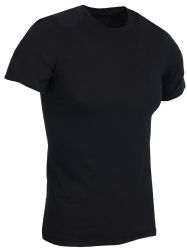 6 Bulk Mens White And Black Cotton Crew Neck T Shirts Size 2xlarge