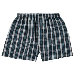 144 Bulk Mens Woven Plaid Boxer Shorts Size Large