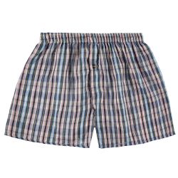 144 Bulk Mens Woven Plaid Boxer Shorts Size Large