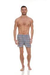 144 Bulk Mens Woven Plaid Boxer Shorts Size Large