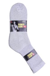 240 Bulk Power Club Crew Sports Socks 10-13