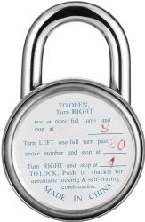 96 Bulk Simply Hardware Padlock 1 Ct Combination