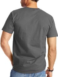 96 Bulk Mens Cotton Short Sleeve T Shirts Charcoal Gray Size 3xl