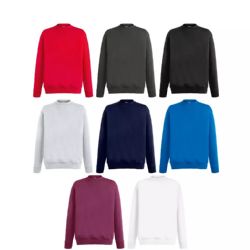 108 Bulk Mens Cotton Fleece Irregular Sweat Shirts Assorted Colors And Sizes
