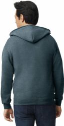 96 Bulk Unisex Charcoal Zipper Hoodie Cotton Fleece Lining 280gsm Assorted Sizes S-2x