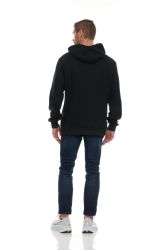 6 Bulk Unisex Cotton Hoodie Sweatshirt In Black Size Medium