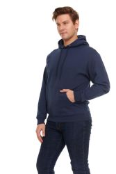 72 Bulk Unisex Cotton Hoodie Sweatshirt In Assorted Navy And Charcoal Gray Size Xlarge