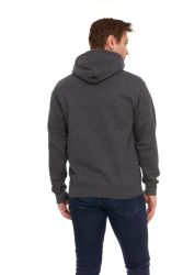 12 Bulk Unisex Cotton Hoodie Sweatshirt In Gray Size Medium