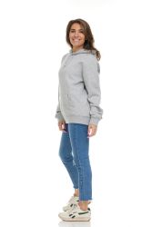 24 Bulk Women's Cotton Oversized Hoodie Sweat Shirt Assorted Dark Colors Size Large