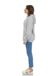 6 Bulk Women's Cotton Oversized Hoodie Sweat Shirt Gray Size 2xlarge