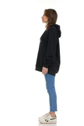 6 Bulk Women's Cotton Oversized Hoodie Sweat Shirt Assorted Size Large