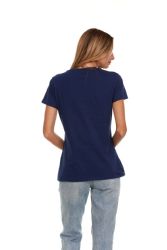 12 Bulk Women's Cotton Short Sleeve T Shirts Mix Colors Size Large