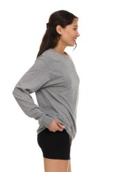 6 Bulk Womens Cotton Long Sleeve Oversized T-Shirts, Casual Fit Tops, Assorted Size 4xlarge