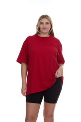 6 Bulk Womens Oversized Cotton Short Sleeve T Shirts Mix Colors Size 2xlarge