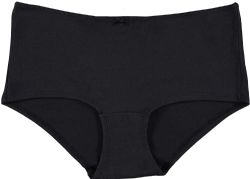 6 Bulk Yacht And Smith 95% Cotton Women's Underwear In Black, Size Large