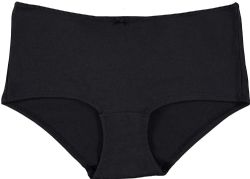 48 Bulk Yacht And Smith 95% Cotton Women's Underwear In Black, Size Large
