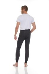6 Bulk Yacht And Smith Men's Thermal Pants In Gray Size Medium