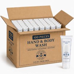200 Bulk Yacht & Smith 2 In 1 Hand And Body Wash 3oz Bottle